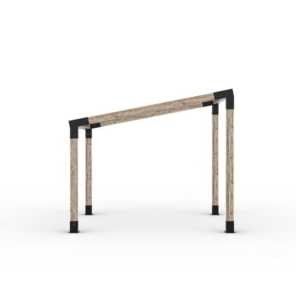 Any Size Angled Pergola Kit for 6x6 Wood Posts