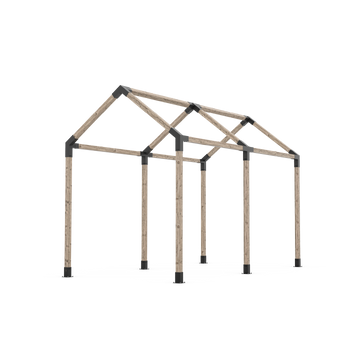Double Nordic Cabin Kit for 6x6 Wood Posts